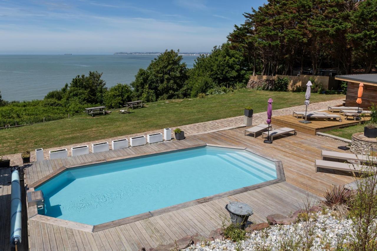 Domaine Du Grand Bec Bed & Breakfast Villerville Eksteriør bilde